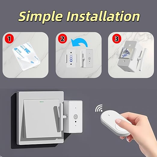 Wireless Smart Light Switch with Remote