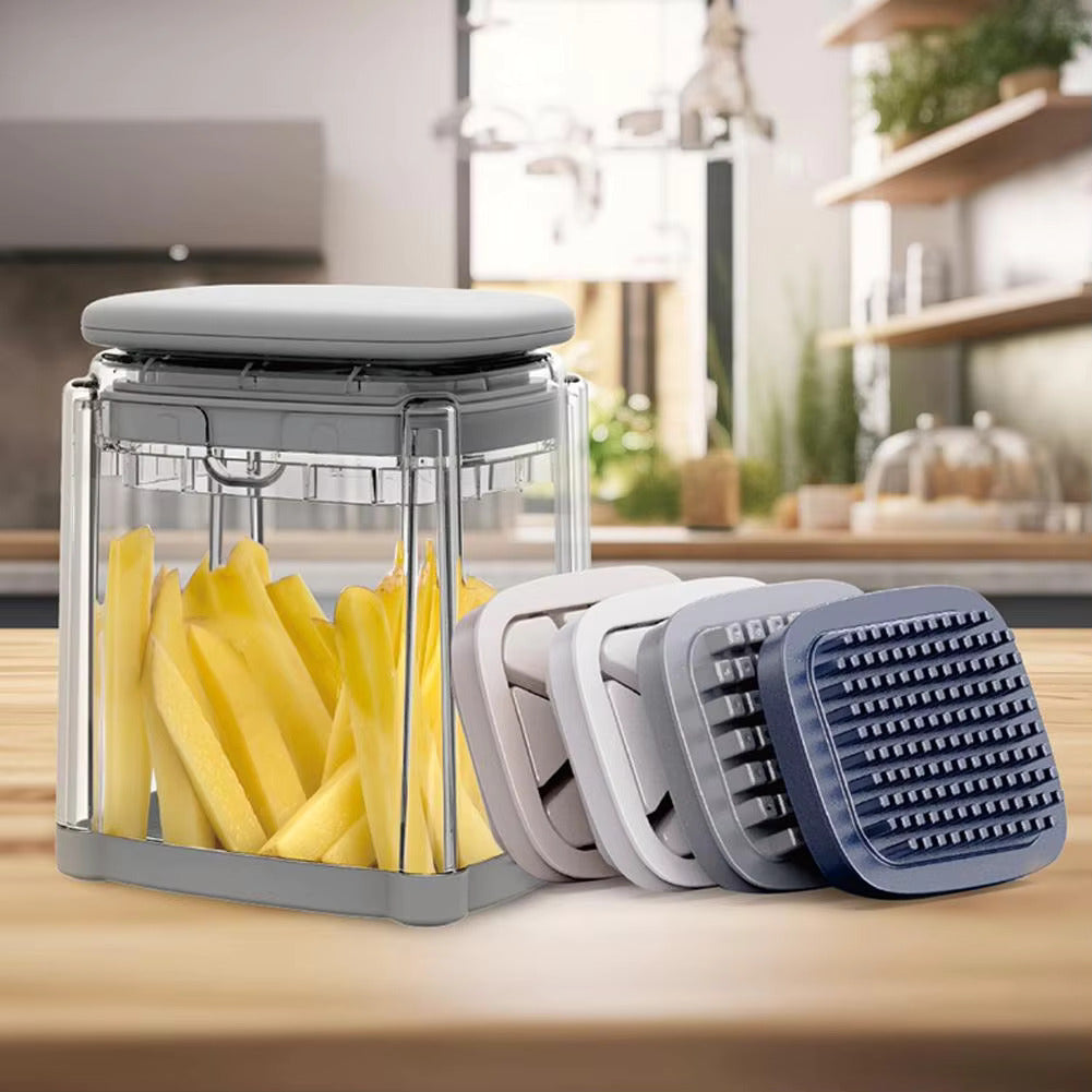 French Fry Cutter 4-in-1