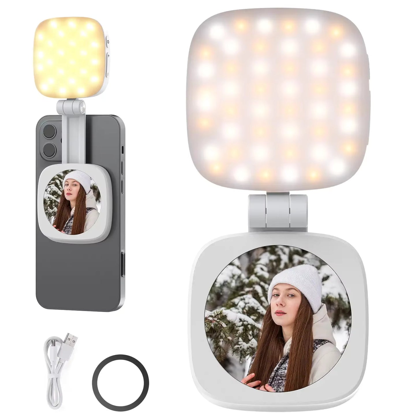Magnetic Selfie Light Compatible with MagSafe iPhone