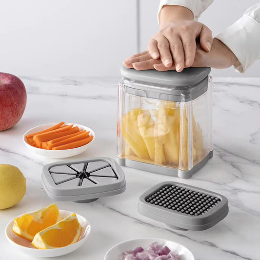 French Fry Cutter 4-in-1